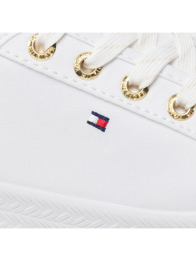 Tommy Hilfiger Tenisky Tommy Hilfiger Essential Nautical Sneaker FW0FW06512 Bílá