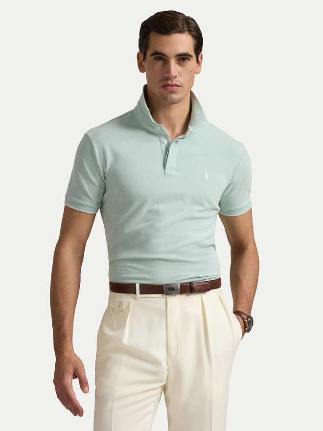 Polo Ralph Lauren Polo Ralph Lauren Poloshirt 710963494005 Grün Custom Slim Fit