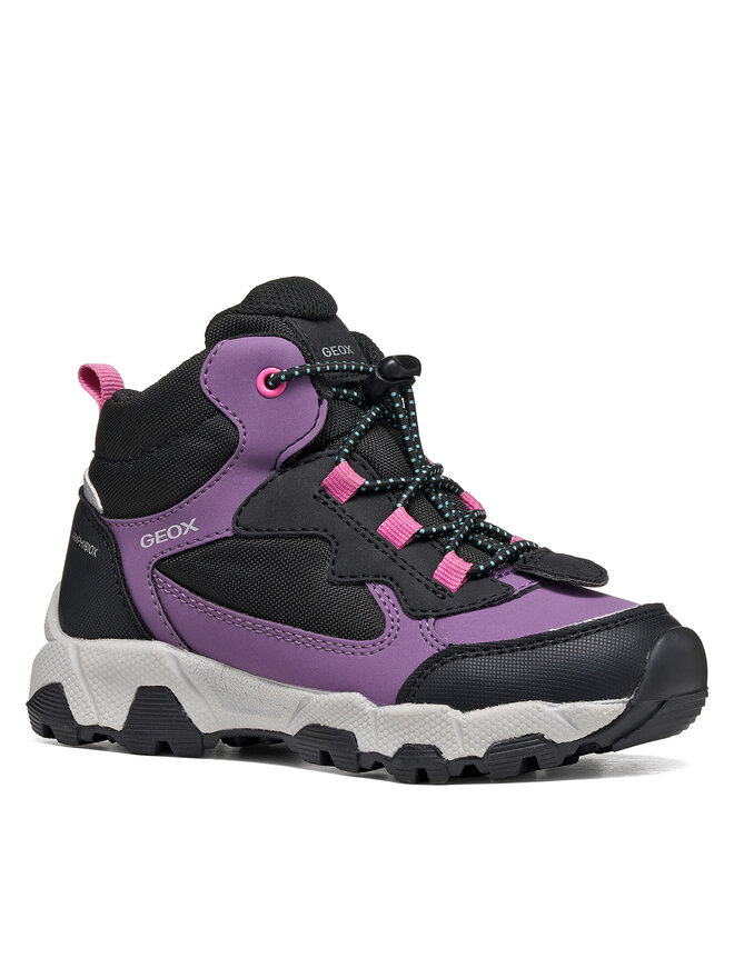 Geox Schnürschuhe Geox J Magnetar G. B Abx J464LB 050FU C8277 S Violett