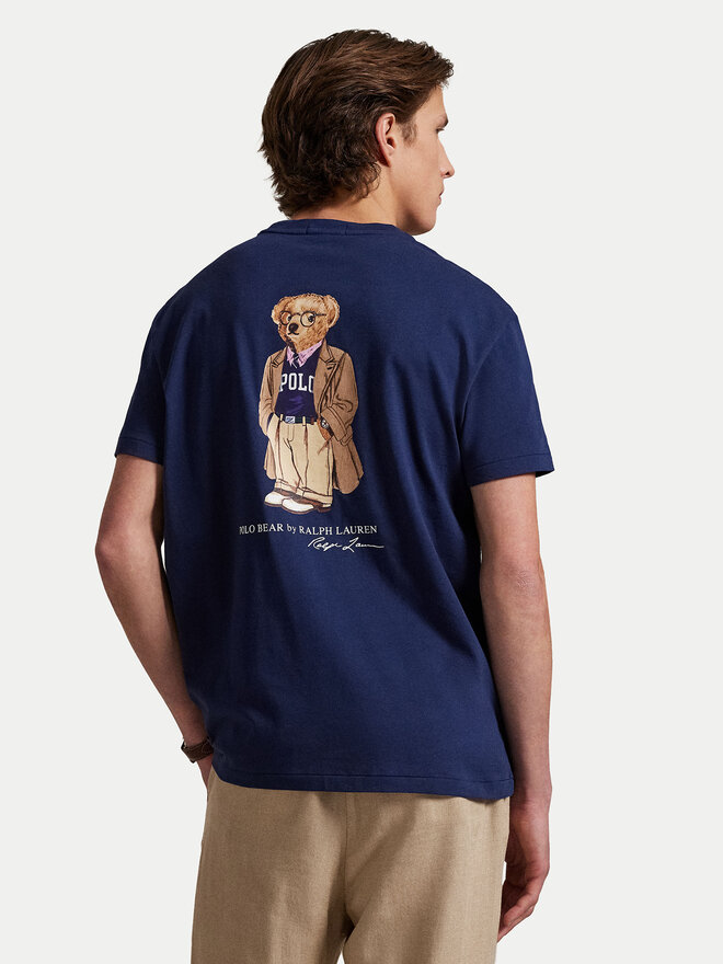 Polo Ralph Lauren Polo Ralph Lauren T-Shirt 710974585001 Dunkelblau Custom Slim Fit