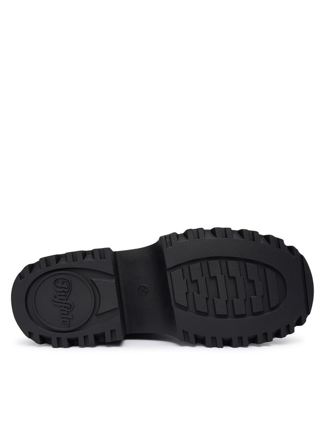 Buffalo Bokacsizma Buffalo Bravr Biker Lo 1220067 Fekete