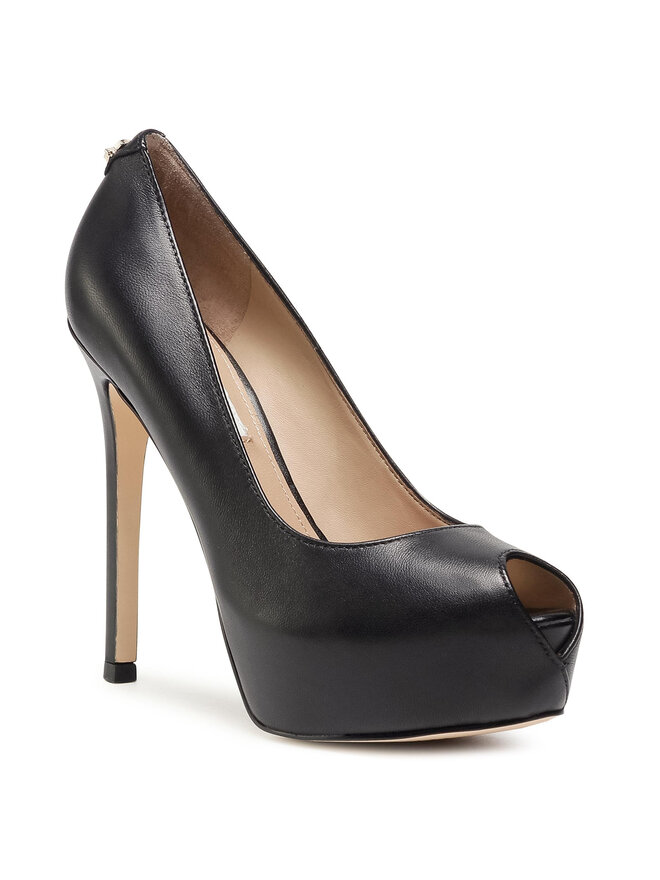 Guess Туфлі на шпильці Guess Giorgia FL7GIA LEA07 Чорний