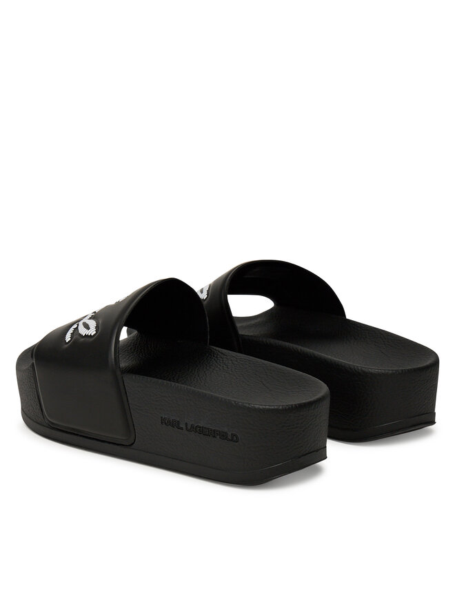 KARL LAGERFELD Şlapi KARL LAGERFELD Kondo Maxi KL80872 Negru