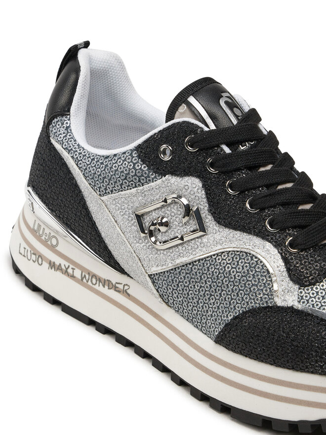 Liu Jo Sneakersy Liu Jo Maxi Wonder 73 BF4007 TX423 Srebrny