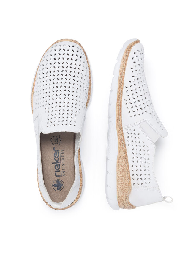 Rieker Halbschuhe Rieker N4251-80 Weiß