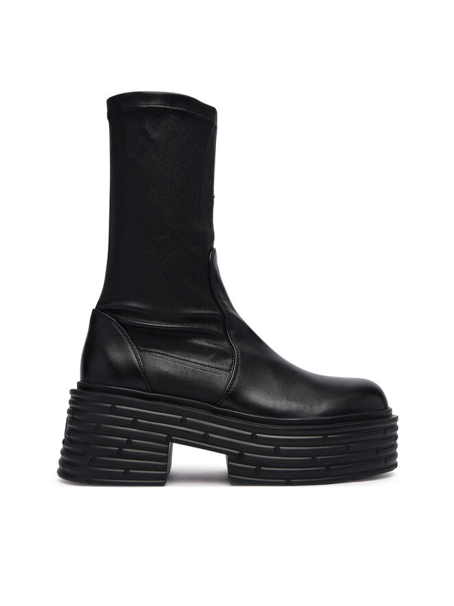 AGL Stiefeletten AGL Lignes Stretch D783506PGK Schwarz