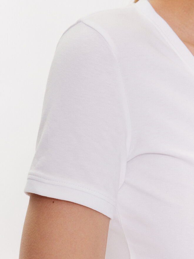 Guess Guess Marškinėliai W2YI45 J1314 Balta Slim Fit