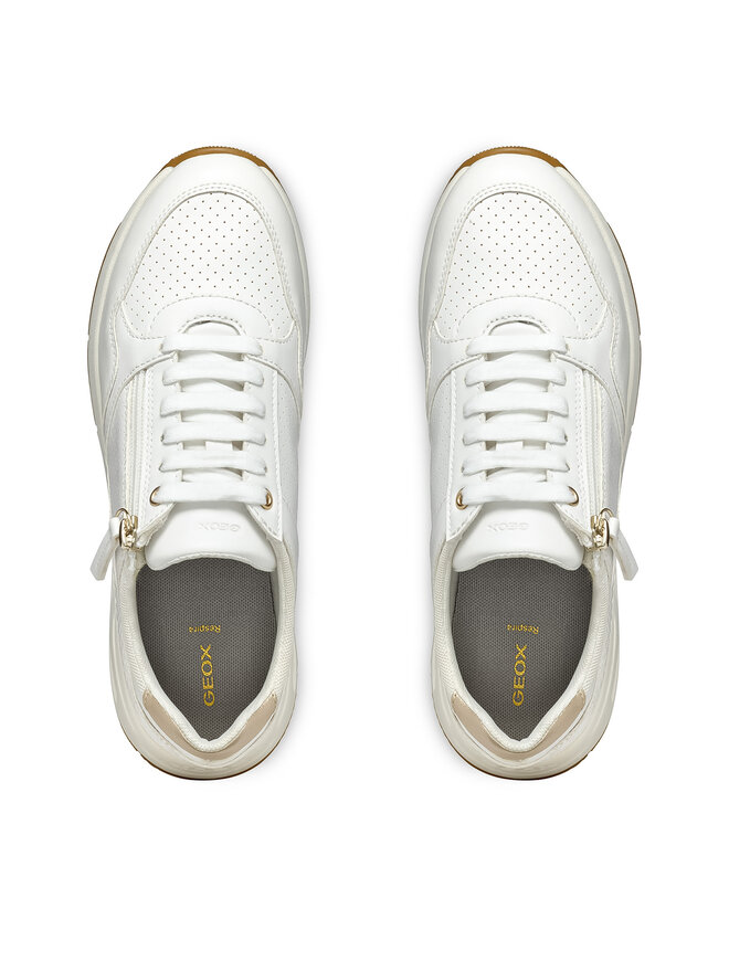 Geox Sneakersy Geox D Bulmya D36NQB 0BCAR C1000 Bílá