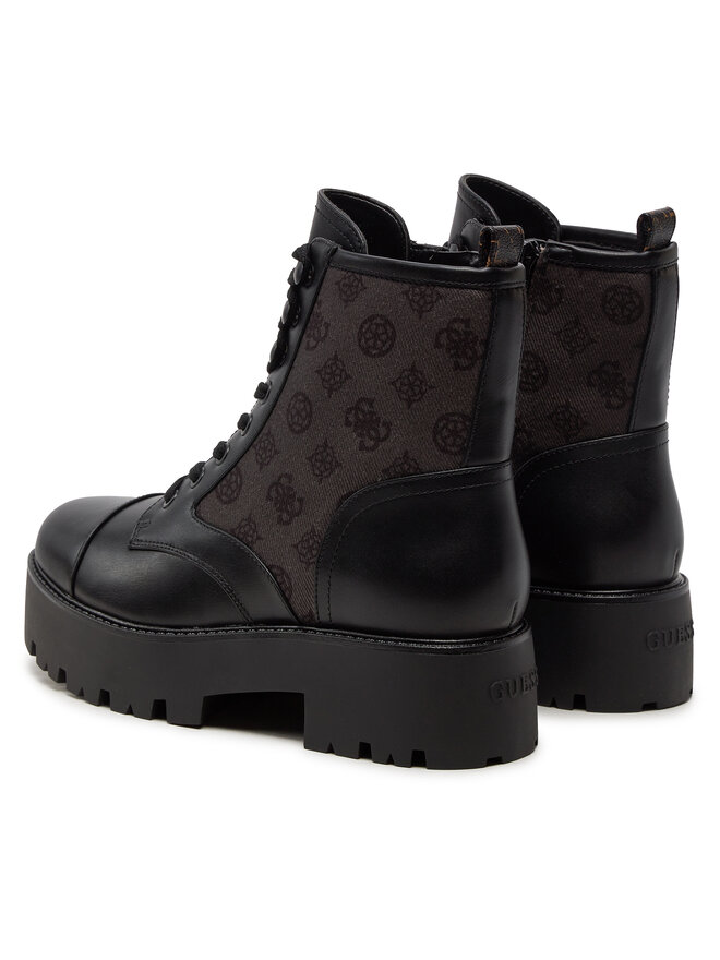 Guess Polokozačky Guess Vaina2 FLTSL2 FAL10 Černá