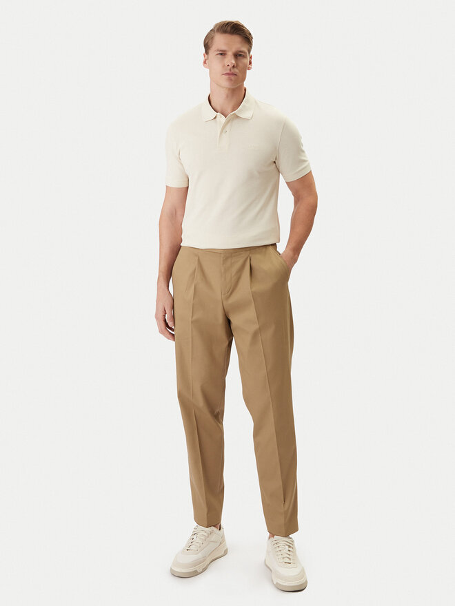 BOSS BOSS Poloshirt Pallas 50553564 Creme Regular Fit