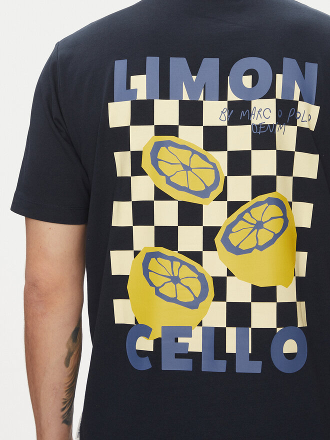 Marc O'Polo Denim Marc O'Polo Denim T-Shirt 500 0007 263 Σκούρο μπλε Oversize