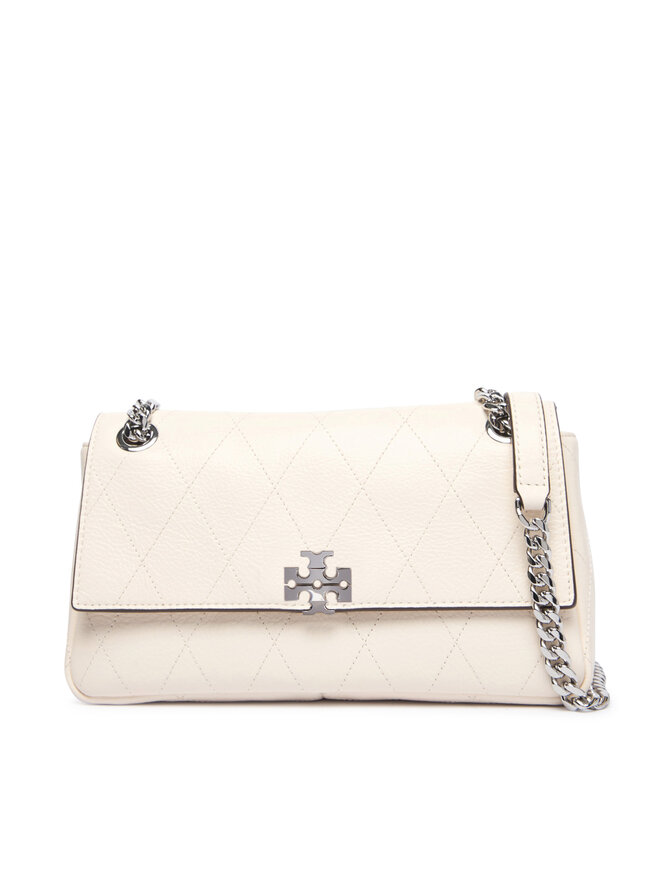 Tory Burch Handtasche Tory Burch Charlie Quilted 185829 Creme