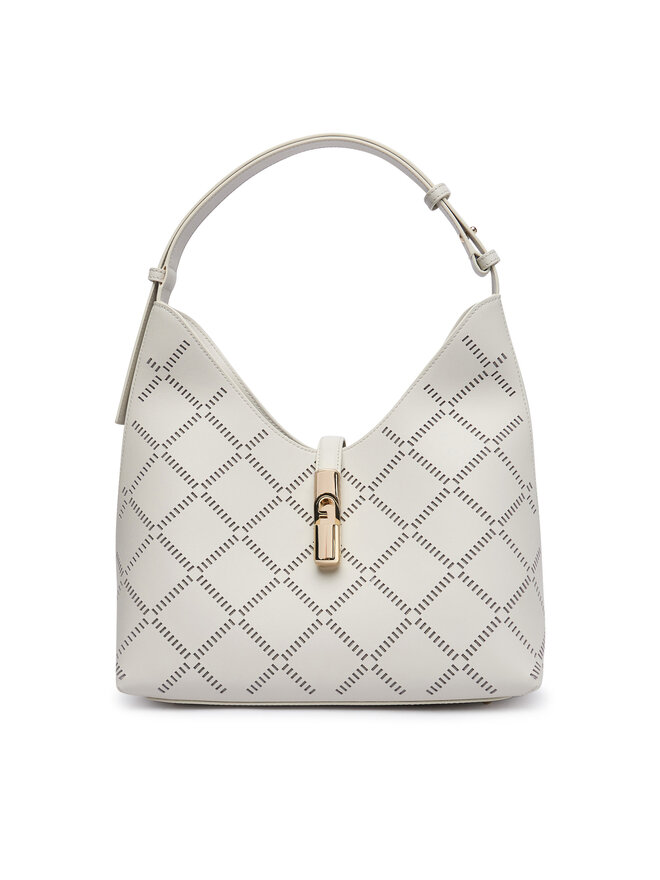 Furla Handtasche Furla Goccia M WB01499 BX3947 KH 1704S Weiß