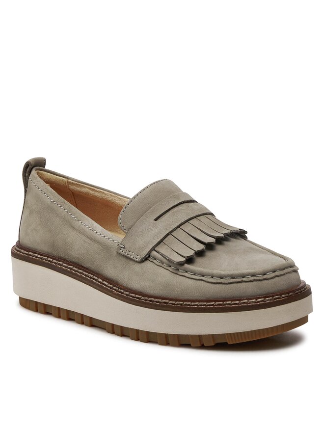 Clarks Mokasíny Clarks Oriannaw Loafer 26176640 Šedá