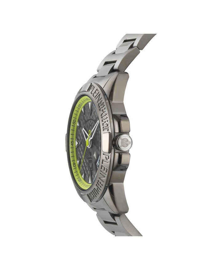 Plein Sport Годинник Plein Sport Touchdown PSFBA1023 Срібний