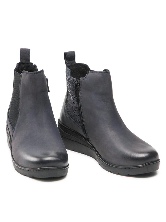 Go Soft Stiefeletten Go Soft WI23-WARUNA-02 Dunkelblau