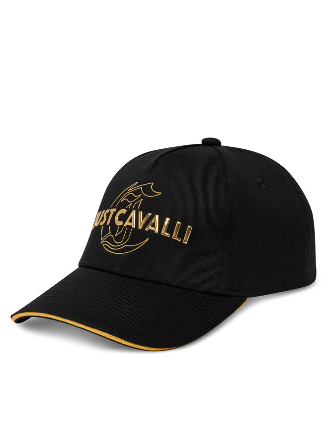 Just Cavalli Шапка с козирка Just Cavalli 78RAZK50 ZG318 Черен
