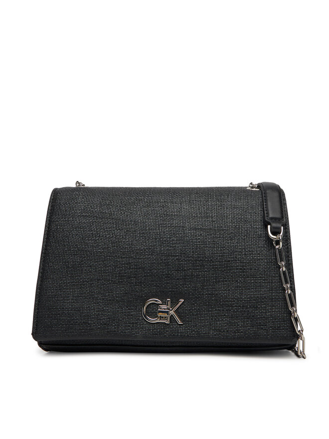 Calvin Klein Τσάντα Calvin Klein Ck Medium Conv Chain Bag_Tex K60K613177 Μαύρο