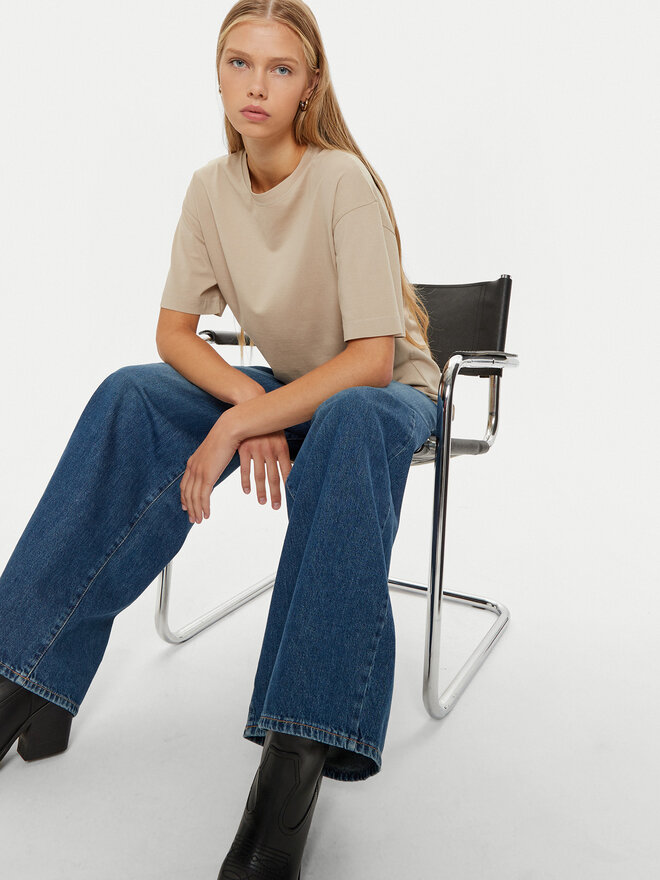 Marella Marella T-Shirt Riserva 2423976024 Grau Relaxed Fit
