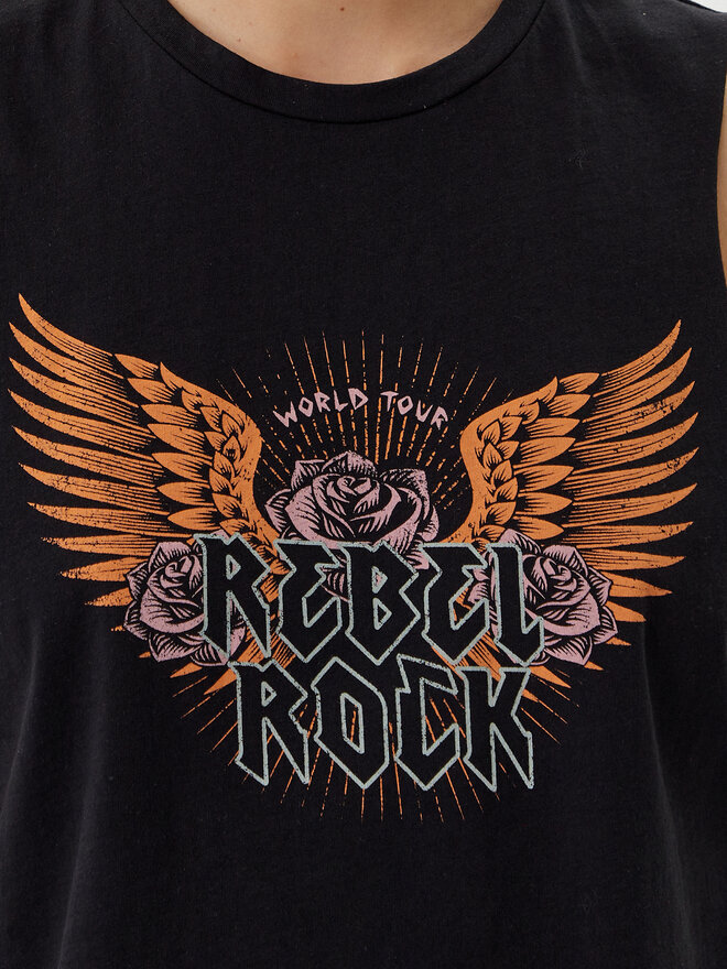 Noisy May Noisy May Τοπ Rebel 27034002 Μαύρο Oversize