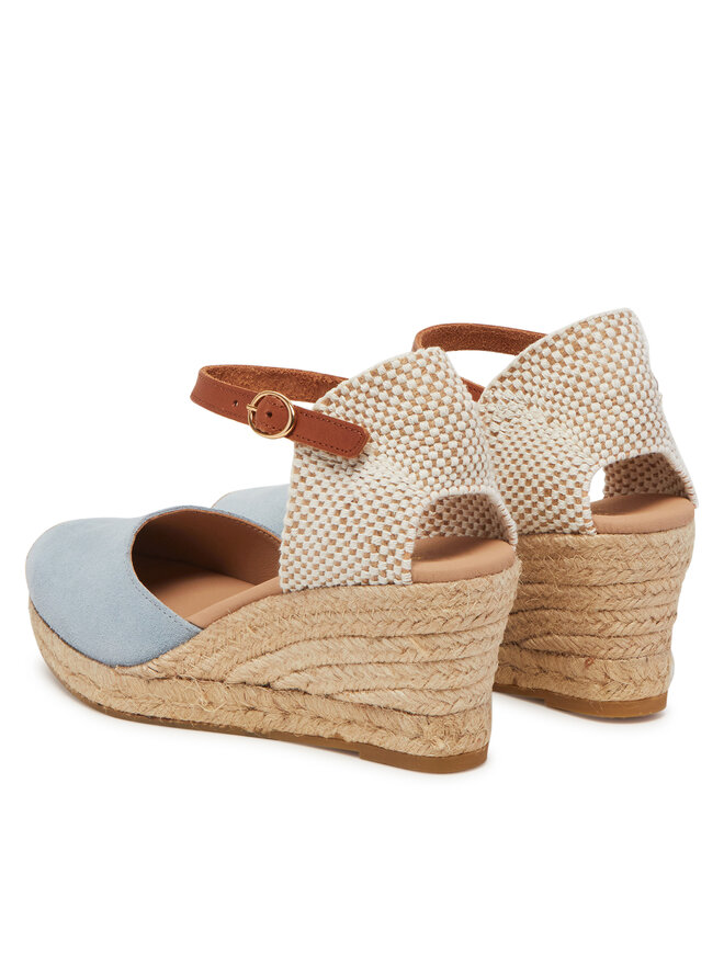Genuins Espadrile Genuins Carina Velour G106384 Modra