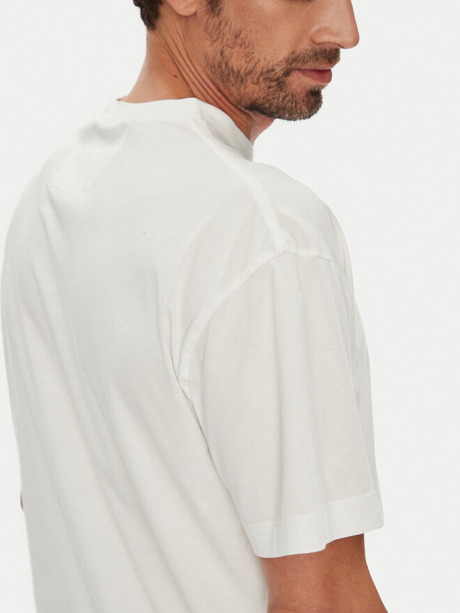 C.P. Company C.P. Company Camiseta 19CMTS092A005100W Écru Regular Fit