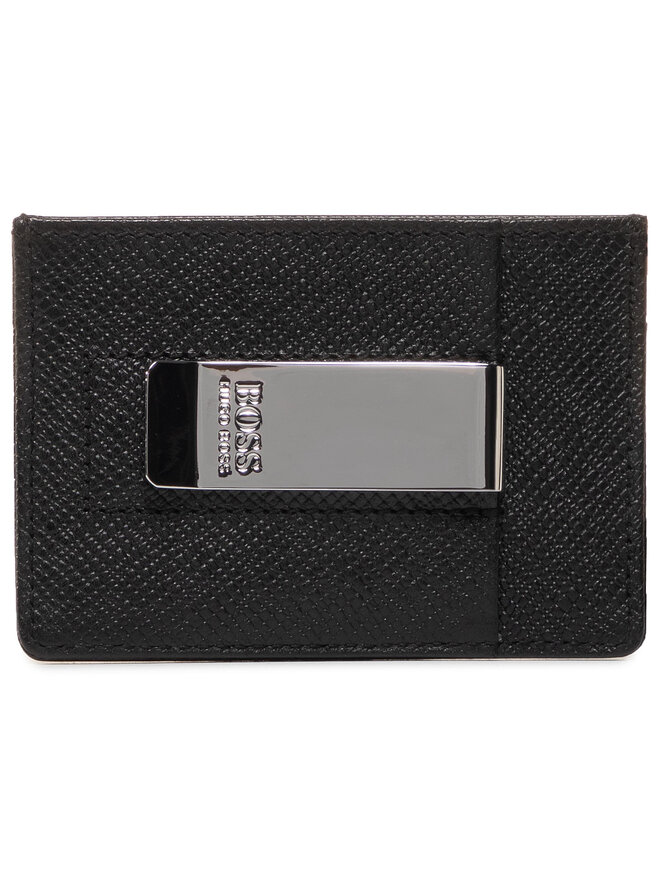 BOSS Чохол для кредиток Boss Signature Money Clip 50335796 Чорний