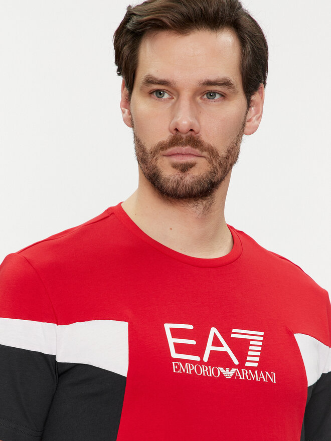 EA7 Emporio Armani EA7 Emporio Armani Camiseta 3DPT10 PJ02Z 1461 Rojo Regular Fit