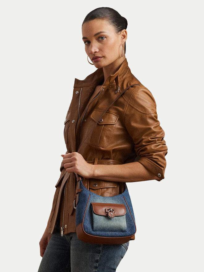 LAUREN RALPH LAUREN Kabelka LAUREN RALPH LAUREN 431970473001 Tmavomodrá