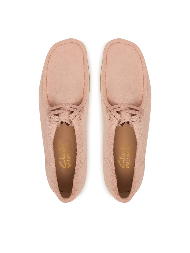 Clarks Туфлі Clarks WallabeeEVOSh 26186342 Рожевий