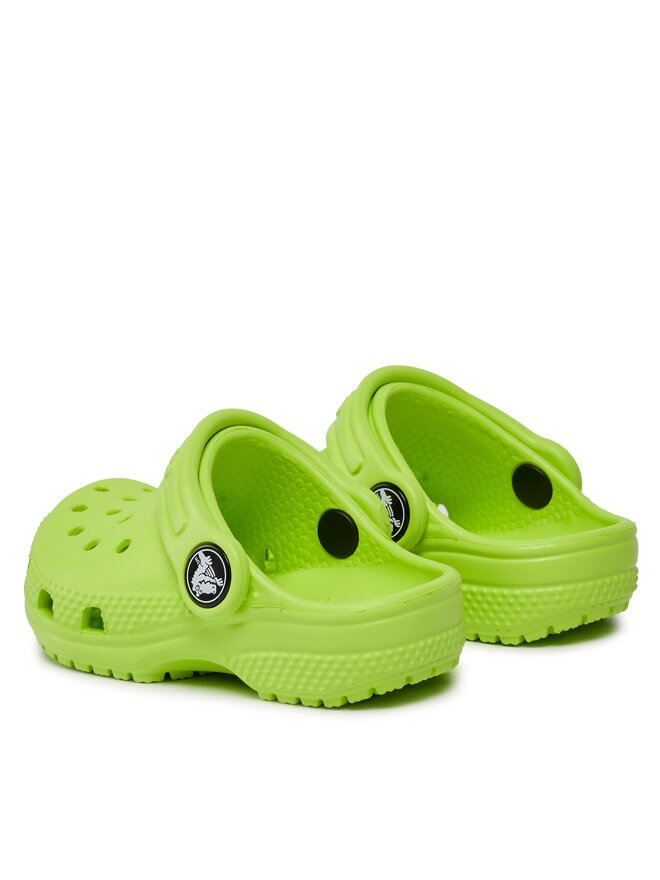 Crocs Pantoletten Crocs Classic Kids Clog T Limeade 206990 Grün