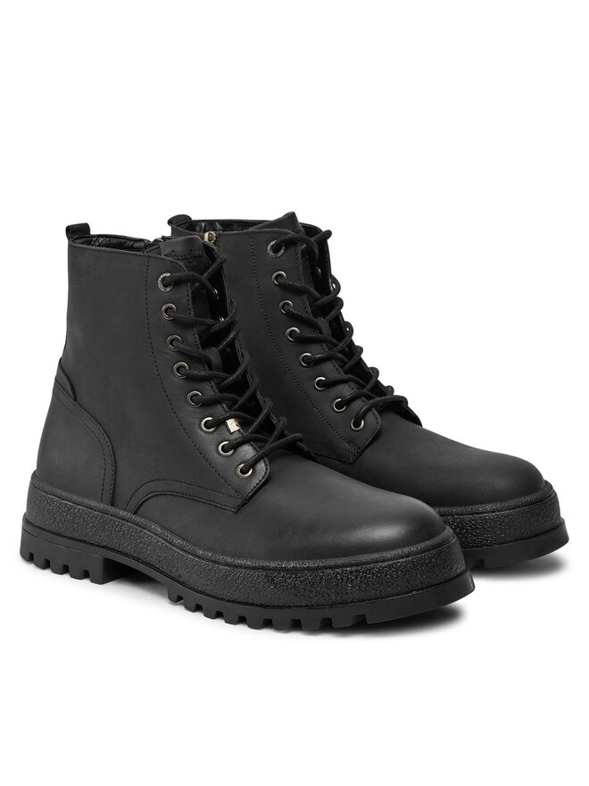 Pepe Jeans Bakancs Pepe Jeans Lincoln PMS50258 Fekete