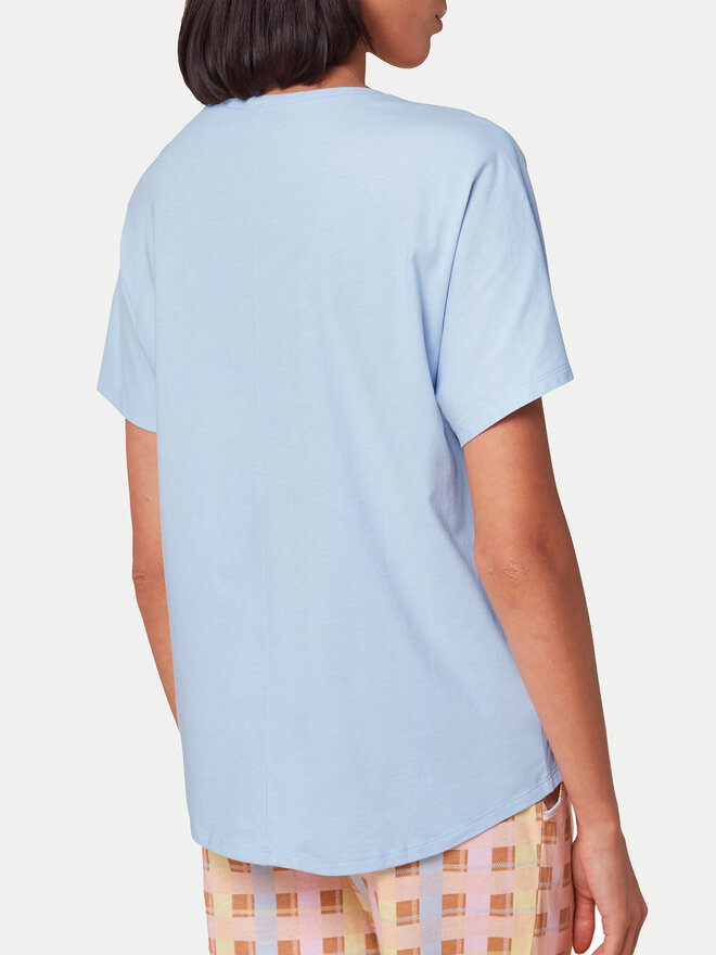 Triumph Triumph Spavaćiće Mix & Match 10218281 Svijetloplava Relaxed Fit