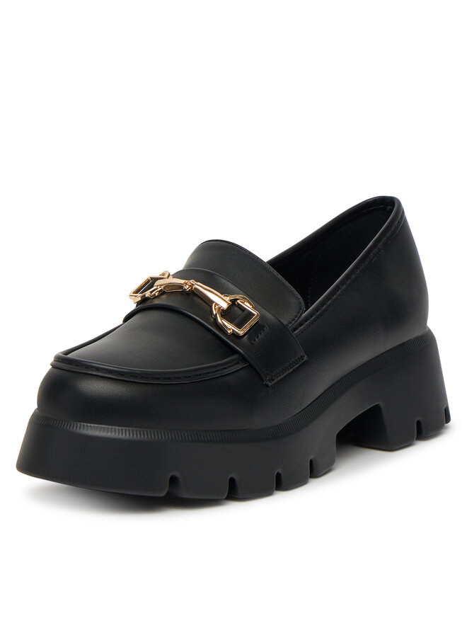DeeZee Loafersy DeeZee HXG2052-296A Czarny