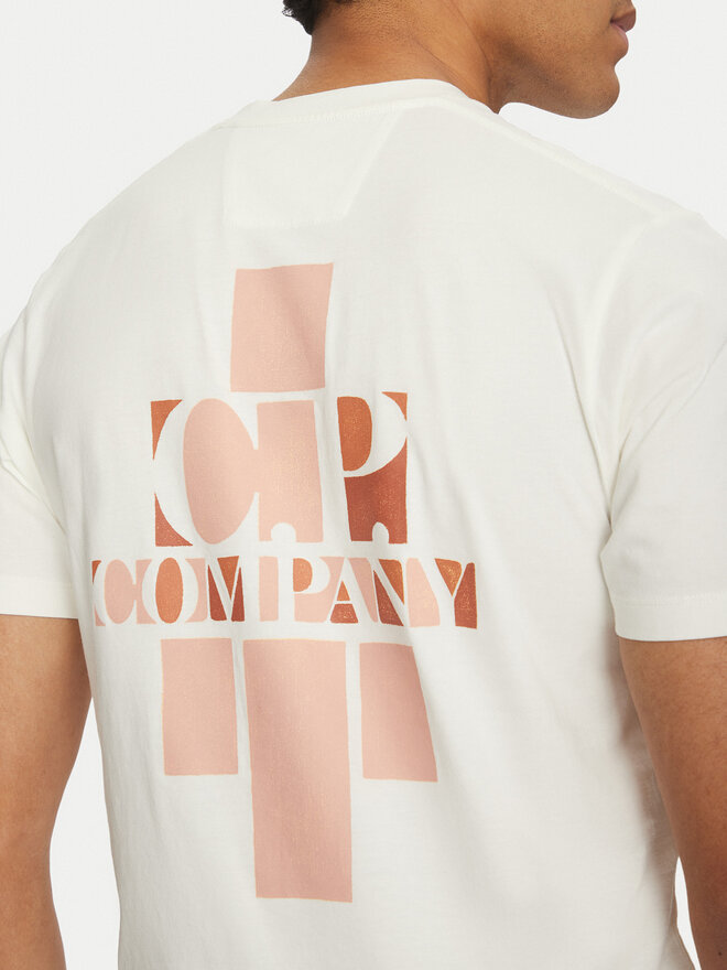 C.P. Company C.P. Company T-Shirt 18CMTS144A006586W Weiß Regular Fit