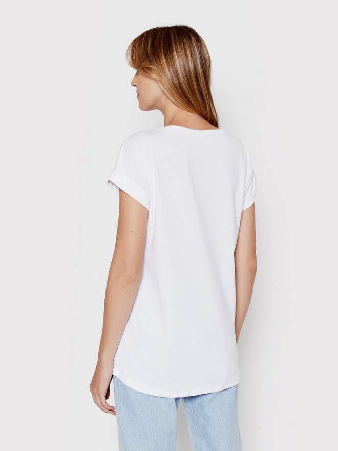 Vila Vila T-Shirt Dreamers 14025668 Weiß Regular Fit