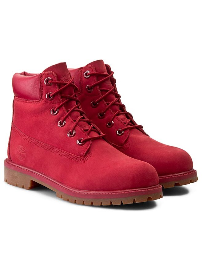 Scarpe timberland rosse 2025