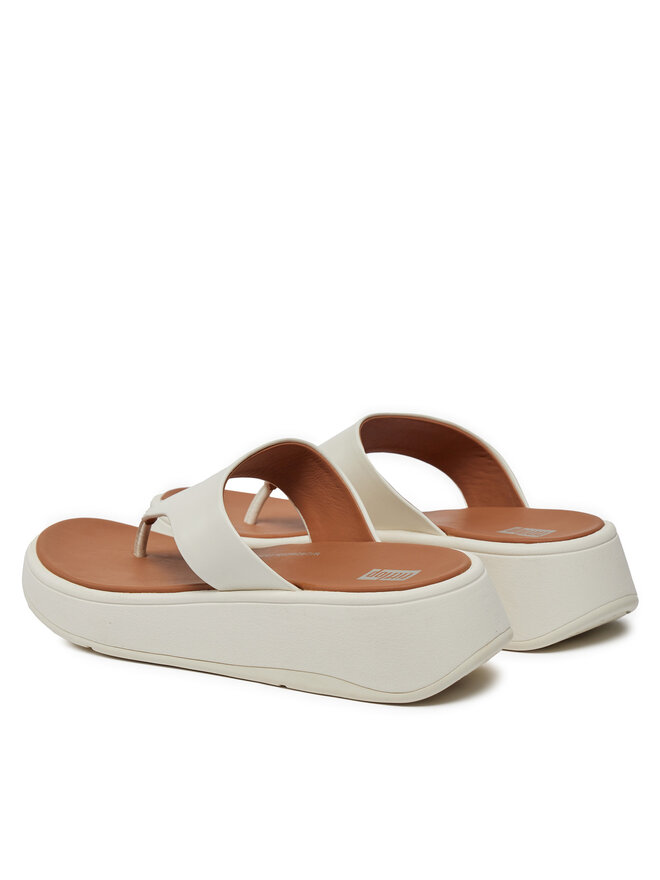 FitFlop Šlepetės per pirštą FitFlop F-Mode FW4 Balta