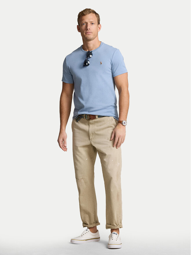 Polo Ralph Lauren Polo Ralph Lauren Camiseta 710740727080 Celeste Slim Fit
