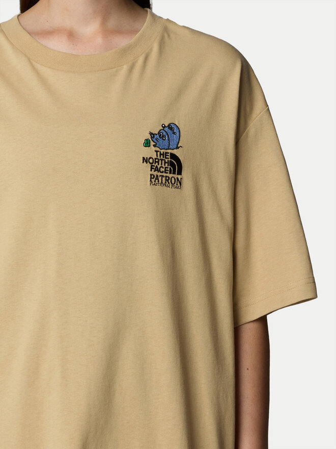 The North Face The North Face Marškinėliai Unisex Mountain Cleanup NF0A8C4D Smėlio Oversize