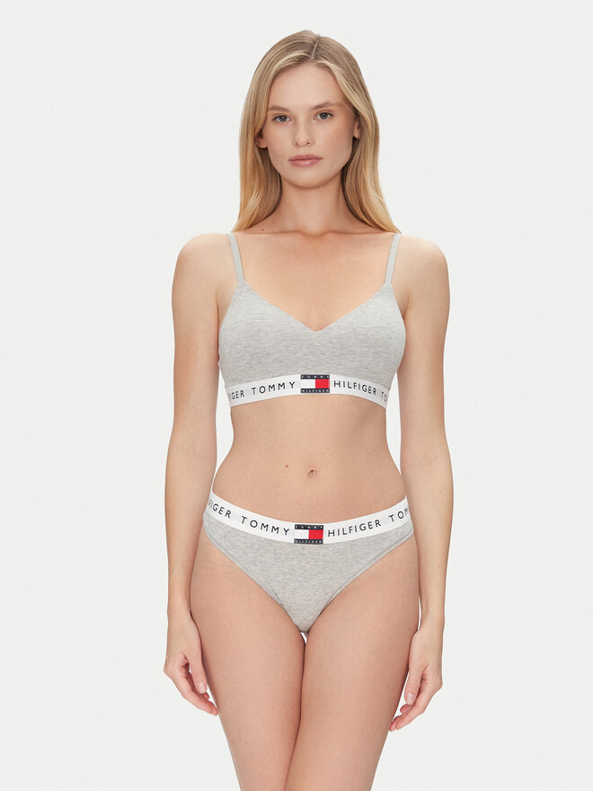 Tommy Hilfiger Tommy Hilfiger Стрінги UW0UW06039 Сірий