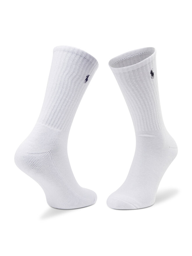 Polo Ralph Lauren Zestaw 6 par wysokich skarpet męskich Polo Ralph Lauren Classic 449723763001 Biały