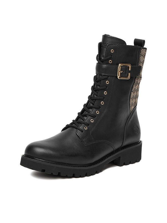 Remonte Schnürschuhe Remonte D8658-03 Schwarz