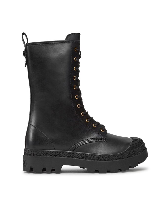 Coach Μποτάκια Coach Tasha Leather Boot CN100 Μαύρο