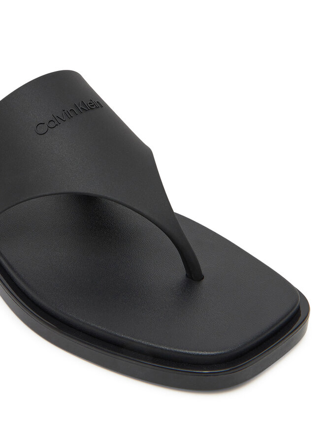 Japonki Calvin Klein Toepost Tpu Slide HW0HW02836 Czarny