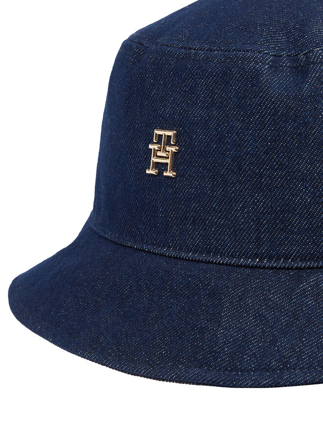 Tommy Hilfiger Kapelusz Tommy Hilfiger Elevated Chic Denim Bucket Hat AW0AW17133 Granatowy