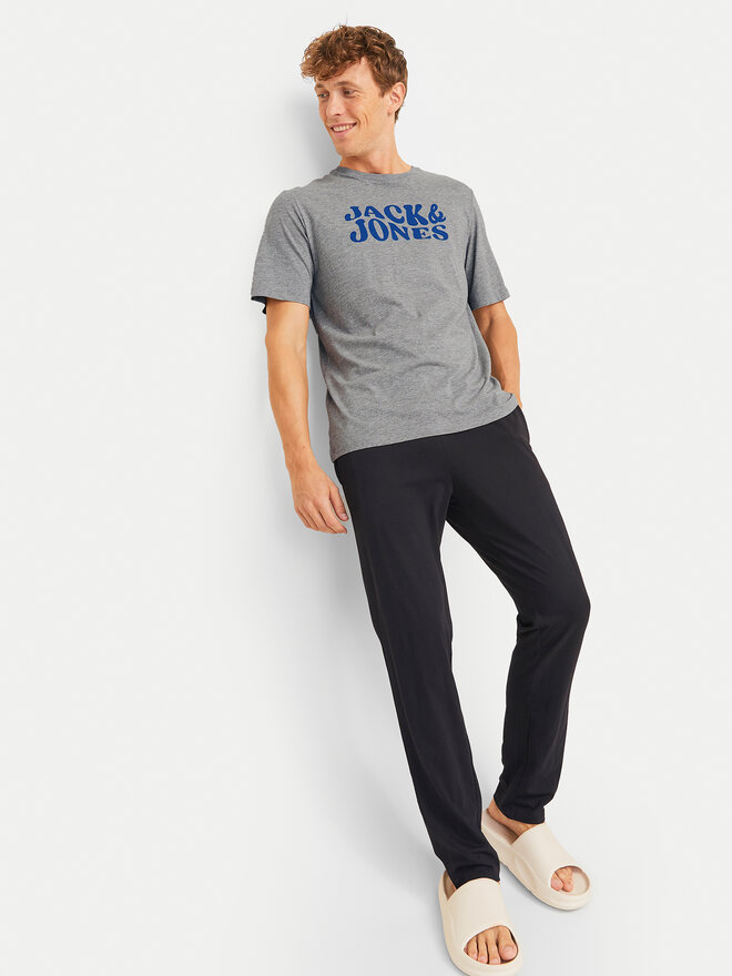Jack&Jones Jack&Jones Pižama Elton 12266998 Pilka Standard Fit