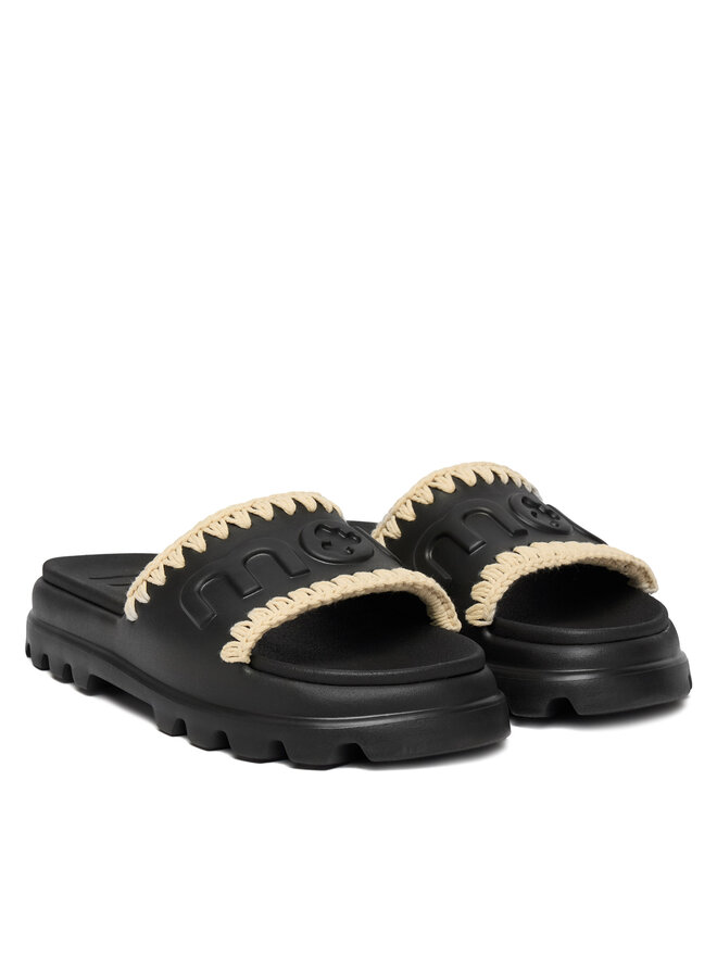 Mou Pantoletten Mou MU.SW661000N Schwarz