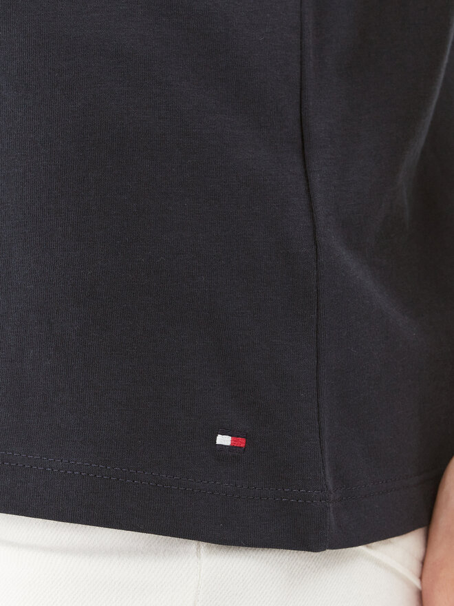 Tommy Hilfiger Tommy Hilfiger Majica Heritage Graphic Tee WW0WW24967 Mornarsko modra Regular Fit