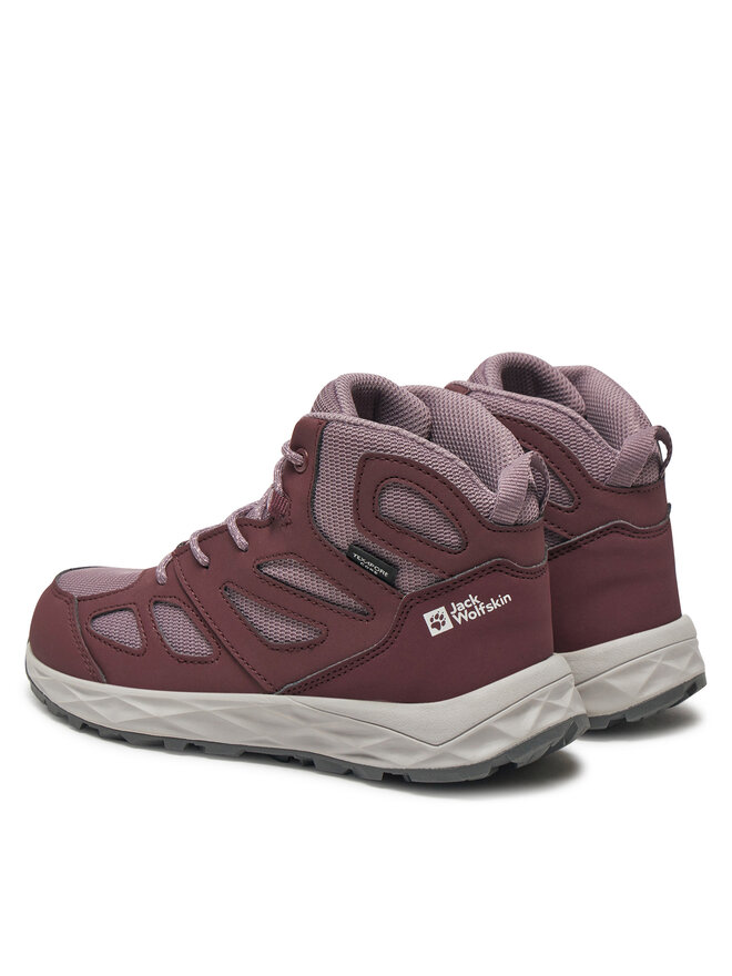 Jack Wolfskin Trekkingi Jack Wolfskin Woodland 2 Texapore Mid K 4059831 Fioletowy